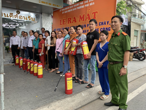 Ra mắt mô hình Tổ liên gia an toàn phòng cháy, chữa cháy