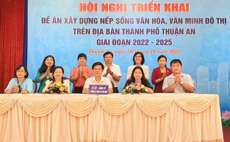 TP.Thuận An: Triển khai thực hiện Đề án xây dựng nếp sống văn hóa, văn minh đô thị