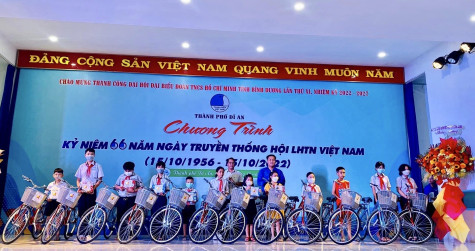 Hội LHTN Việt Nam TP.Dĩ An: Họp mặt kỷ niệm ngày truyền thống, tuyên dương các điển hình