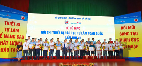 Bình Dương đạt giải cao tại hội thi thiết bị đào tạo tự làm toàn quốc