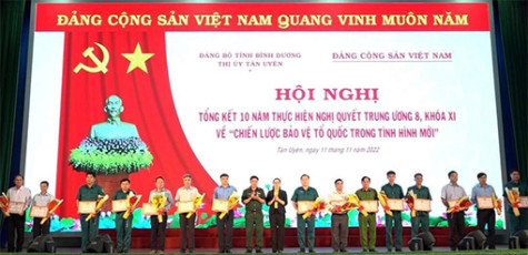 Thị ủy Tân Uyên: Phát triển kinh tế - xã hội gắn với tăng cường, củng cố quốc phòng - an ninh