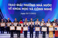 17 công trình được trao tặng giải Nhà nước về khoa học công nghệ