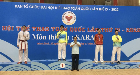 Đại hội Thể thao toàn quốc 2022: Karate mang về huy chương thứ 4 cho đoàn thể thao Bình Dương