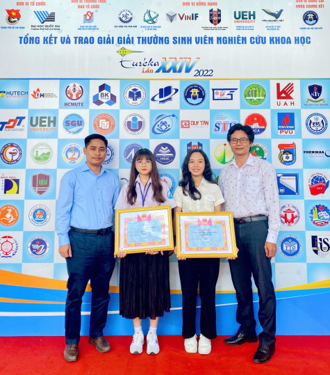 Giải thưởng “Sinh viên nghiên cứu khoa học Euréka”: Sinh viên trường Đại học Thủ Dầu Một đạt giải khuyến khích