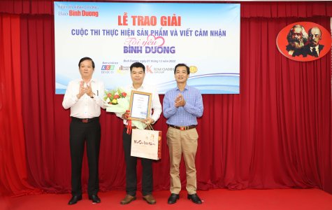 Danh sách các tác phẩm đoạt giải Cuộc thi thực hiện sản phẩm và viết cảm nhận Tôi yêu Bình Dương