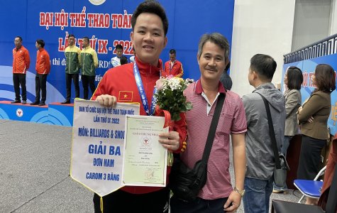 Đại hội Thể thao toàn quốc 2022: Billiard & Snooker mang về 2 tấm huy chương đồng cho Bình Dương