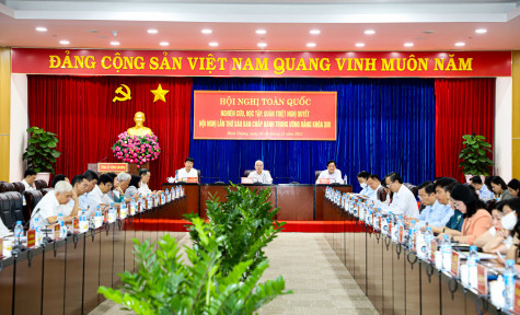 Hội nghị toàn quốc nghiên cứu, học tập, quán triệt Nghị quyết Hội nghị Trung ương 6 (khóa XIII)