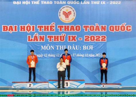 Đại hội Thể thao toàn quốc 2022: Xác lập thêm 4 kỷ lục Đại hội môn Bơi