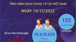 Ngày 15-12, có 389 ca COVID-19 mới, 123 F0 khỏi bệnh