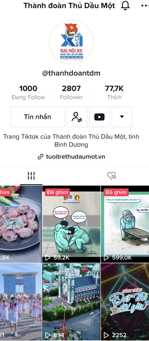 TikTok - kênh tuyên truyền hiệu quả của Đoàn