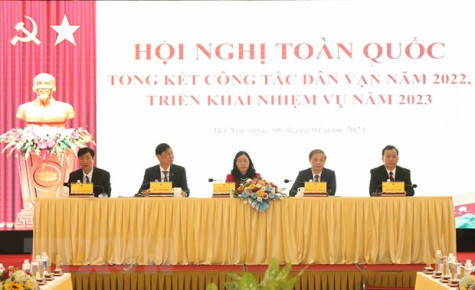 'Công tác dân vận phải bám sát cơ sở, tạo niềm tin trong dân'