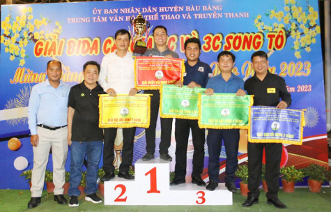 Bế mạc giải carom 3C và 3C song tô mở rộng