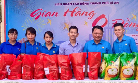 Liên đoàn Lao động TP.Dĩ An: Nhiều hoạt động chăm lo công nhân lao động