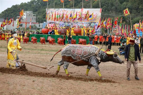 Lễ hội Tịch điền Đọi Sơn 2023: Tái hiện truyền thống 'Dĩ nông vi bản'