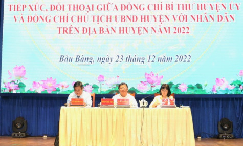 Đối thoại để hiểu dân, giúp dân