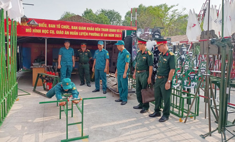 TP.Dĩ An: 7 đội tham gia hội thi “Sáng kiến, cải tiến; mô hình học cụ, giáo án huấn luyện”