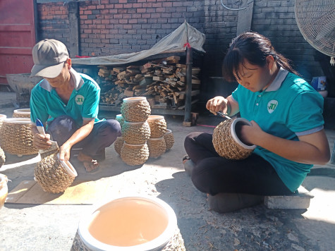 Những người “thổi hồn” vào sản phẩm mây tre đan