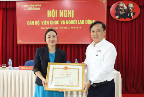 Báo Bình Dương tổ chức hội nghị cán bộ, công chức, viên chức, người lao động năm 2023