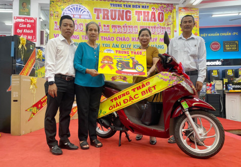 Trung tâm điện máy Trung Thảo: Trao thưởng chương trình khuyến mại “Vui cùng Trung Thảo - Chào Xuân Quý Mão 2023”