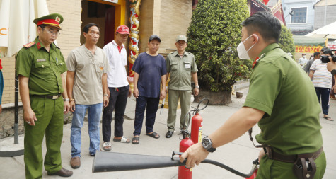 Chú trọng tập huấn về phòng cháy, chữa cháy tại cơ sở