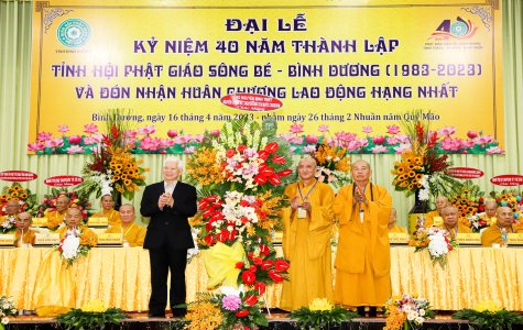 Đại lễ kỷ niệm 40 năm thành lập Tỉnh hội Phật giáo Sông Bé -Bình Dương