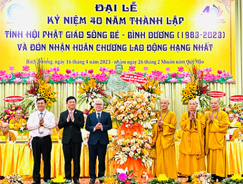 Phật giáo Bình Dương 40 năm đồng hành cùng tỉnh nhà