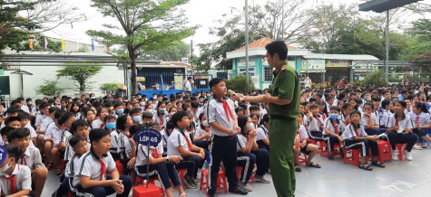 Tuyên truyền kỹ năng phòng cháy chữa cháy cho học sinh tiểu học