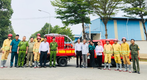 TP.Tân Uyên: Nhân rộng “Tổ chữa cháy lưu động”