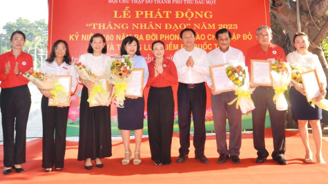 TP.Thủ Dầu Một: Phát động “Tháng Nhân đạo” năm 2023