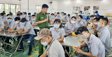 Bảo đảm an ninh trật tự trong Khu công nghiệp Bàu Bàng: Tăng cường phối hợp giữa các lực lượng