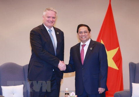 Thủ tướng Phạm Minh Chính tiếp Tổng Thư ký OECD Mathias Cormann