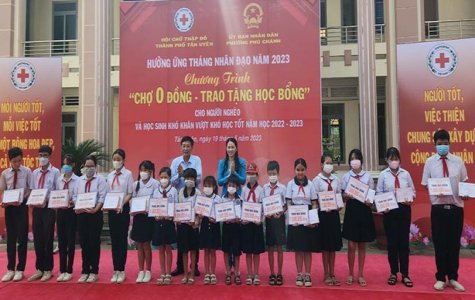 Công ty TNHH MTV Xổ số kiến thiết Bình Dương: Trao tặng gần 1 tỷ đồng hưởng ứng Tháng nhân đạo