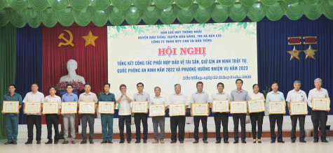 Chú trọng giữ gìn an ninh trật tự, bảo vệ tài sản