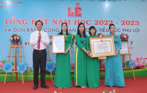 TP.Thủ Dầu Một: Nhiều trường tiểu học đạt chuẩn Quốc gia mức độ 1 và tổng kết năm học 2022 – 2023