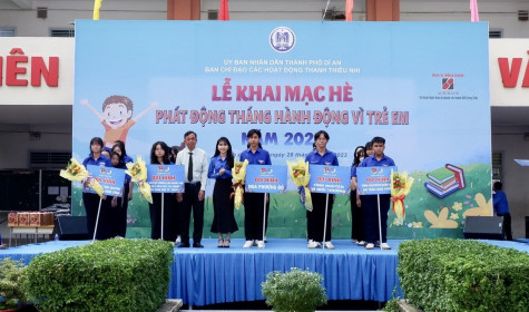 TP.Dĩ An: Khai mạc hè - phát động Tháng hành động vì trẻ em