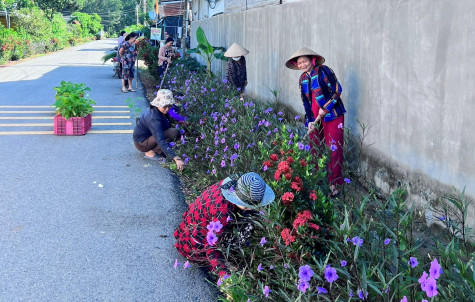 Thị trấn Tân Thành, huyện Bắc Tân Uyên: Môi trường sống ngày càng xanh, sạch, đẹp