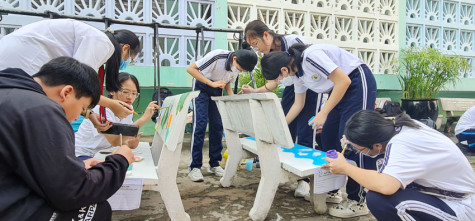 Hội thi vẽ tranh “Thiếu nhi Bình Dương làm nghìn việc tốt”: 400 em học sinh tham gia