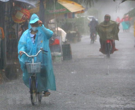 Khu vực Bắc Bộ dự báo có mưa rào và dông, đề phòng lốc sét