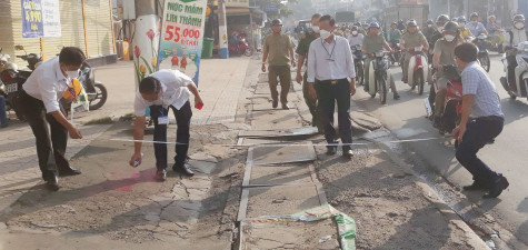 Phường Bình Chuẩn, TP.Thuận An: Ra quân lập lại trật tự đô thị