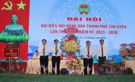 Hội Nông dân TP.Tân Uyên: Vận động hội viên hiến gần 1.352 m2 đất làm đường giao thông