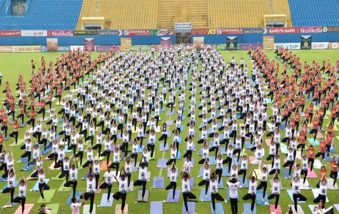 Bình Dương: Hơn 1.000 người tham gia đồng diễn Ngày Quốc tế Yoga lần thứ 9 năm 2023