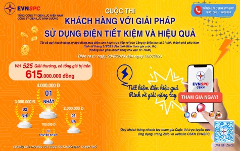 EVNSPC phát động cuộc thi tiết kiệm điện, tổng giải thưởng 615 triệu đồng