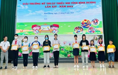 Tổng kết và trao giải thưởng mỹ thuật thiếu nhi tỉnh lần thứ XII