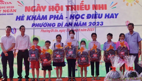 Phường đoàn Dĩ An (TP.Dĩ An): Tổ chức “Ngày hội thiếu nhi”