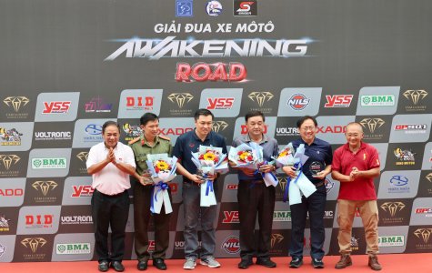 Sôi nổi Giải đua xe Mô tô thử nghiệm "Awakening Road năm 2023" tại Bình Dương