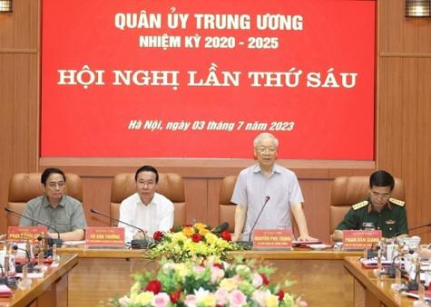 Tổng Bí thư: Rèn luyện đội ngũ cán bộ quân đội theo tinh thần '7 Dám'