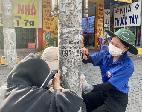 Cùng chung tay làm đẹp phố phường