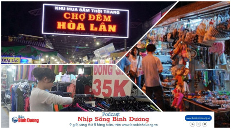 NHỊP SỐNG BÌNH DƯƠNG: Nhộn nhịp chợ đêm công nhân