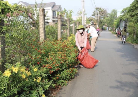 Hiệu quả từ mô hình “Làm cho khu phố, ấp sạch hơn”