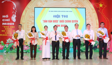 Huyện Phú Giáo: Hơn 200 thí sinh tham dự hội thi "Dân vận khéo"